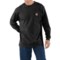 Black Carhartt Work Wear Shirt - Long Sleeve (For Tall Men)