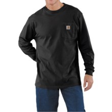Carhartt Work Wear T-Shirt - Long Sleeve (For Men) in Black - 2nds
