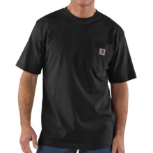 Carhartt Work Wear T-Shirt - Short Sleeve (For Tall Men) in Black - 2nds