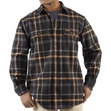 Carhartt Youngstown Flannel Shirt Jacket - Thermal Lined (For Men) in Black - 2nds