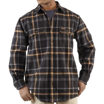 Carhartt Youngstown Flannel Shirt Jacket - Thermal Lined (For Men) in Black