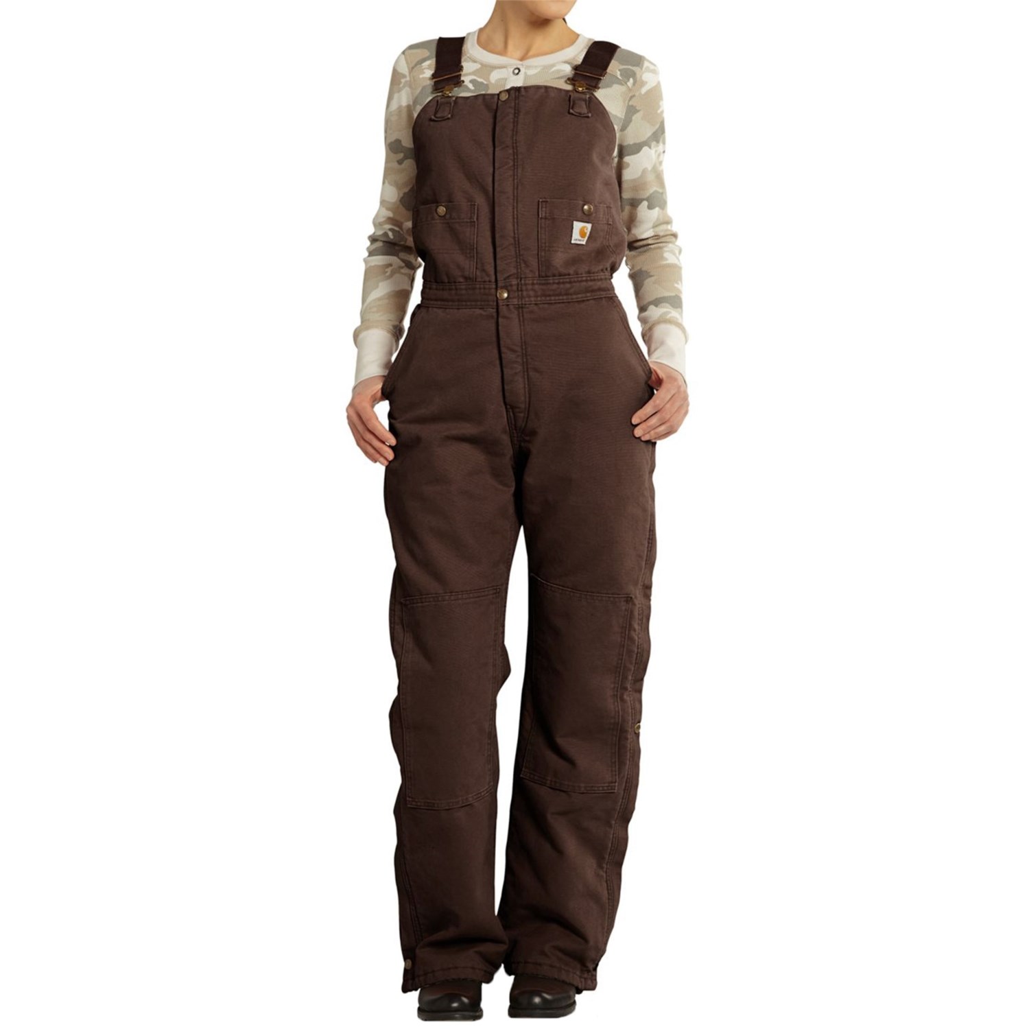 Carhartt Women's Arctic Quilt Lined Sandstone Bib Overall