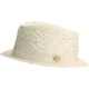Caribbean Joe Fancy Weave Fedora Hat - Woven Paper (For Men and Women)