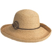 Caribbean Joe Raffia Braid Hat (For Women) in Natural - Closeouts