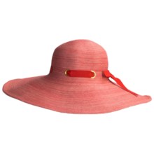 Caribbean Joe Swinger Hat (For Women) in Red Combo - Closeouts