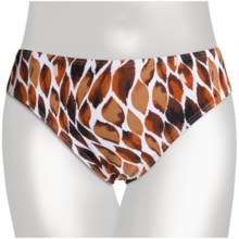 Caribbean Sand Classic Swimsuit Bottoms (For Women) in Flame Brown - Closeouts