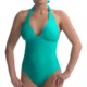 Caribbean Sand Halter Swimsuit - 1-Piece, Scrunchies Straps (For Women)