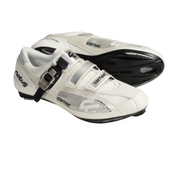 Carnac Notus Road Cycling Shoes (For Men) in White/Silver