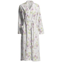 Carole Hochman Dahlia Kimono Robe (For Women) in Dahlia Floral Stencil - Closeouts