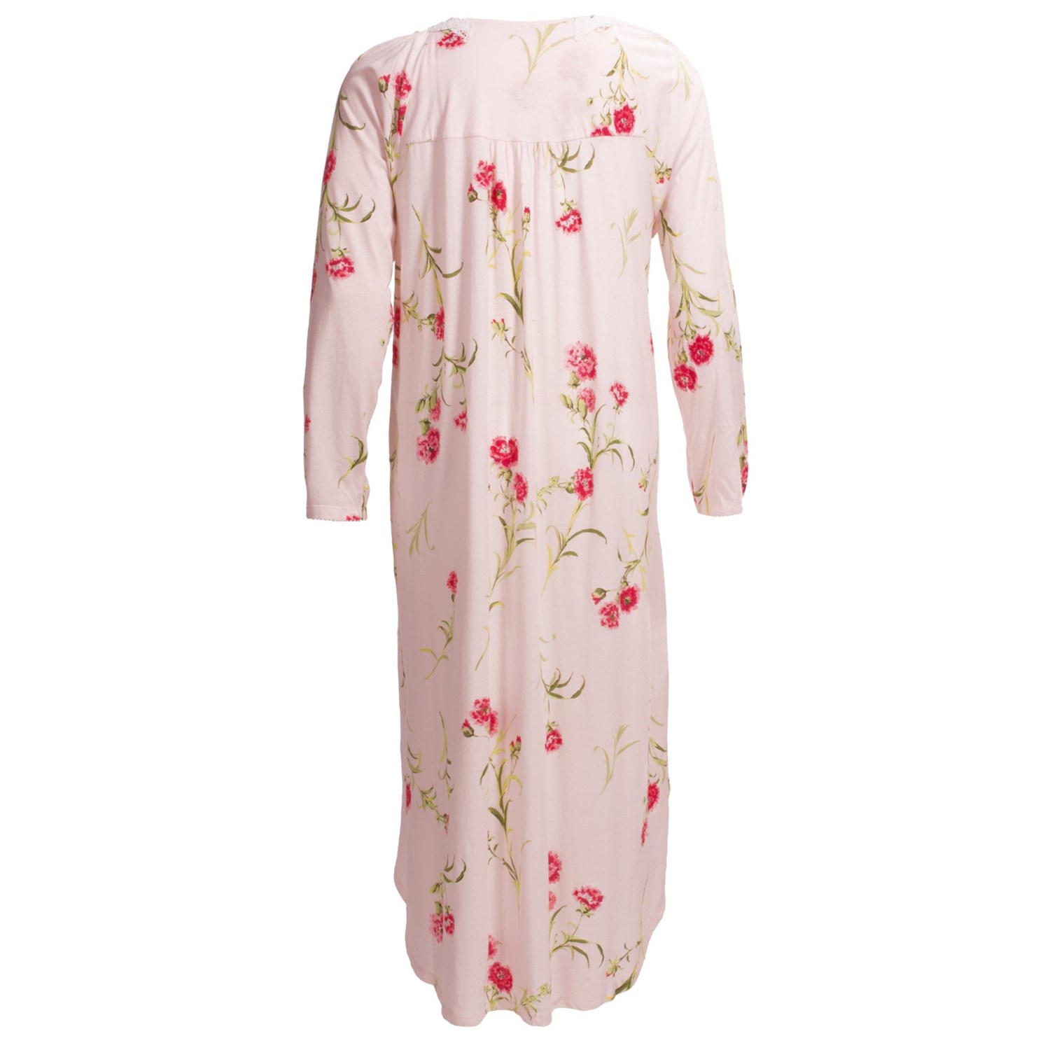 Carole Hochman Forever Carnation Long Nightgown (For Plus Size Women