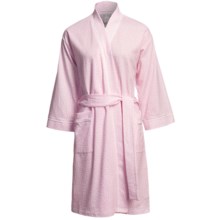 Carole Hochman Heart Confetti Kimono Robe - Short (For Women) in Heart Confetti Twinle Pink - Closeouts