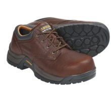 Carolina Shoe Broad Toe Oxford Work Shoes - Composite Toe, Leather (For Women) in Amber Gold - Closeouts