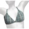 Carve Designs Cali Bikini Swimsuit Top - UPF 50+, Convertible (For Women) in Storm Plaid