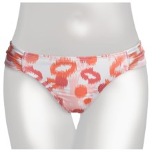 Carve Designs Cardiff Bikini Swimsuit Bottoms - UPF 50+ (For Women) in Rose Ikat - Closeouts