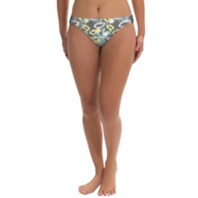 Carve Designs Cardiff Bikini Swimsuit Bottoms - UPF 50+ (For Women) in Surf Ikat W/Grphite - Closeouts