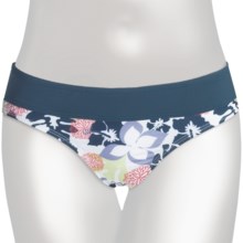 Carve Designs Catalina Bikini Swimsuit Bottoms - UPF 50+, Four-Way Stretch (For Women) in Reef W/Indian Teal - Closeouts