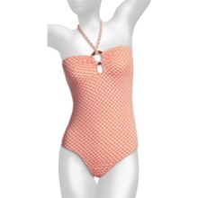 Carve Designs Palm Beach Halter Swimsuit - UPF 50+, 1-Piece (For Women) in Batik - Closeouts