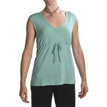 Carve Designs Roller Cinched Shirt - Modal, Sleeveless (For Women) in Topaz - Closeouts