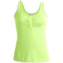 Carve Designs Roller Gather Tank Top - Stretch Modal (For Women) in Lily - Closeouts