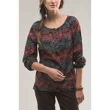 Carve Designs Shelby Shirt - Cotton Poplin (For Women) in Java/Winterberry - Closeouts