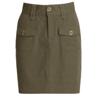 Carve Designs Sonoma Skirt - Sanded Canvas (For Women) in Dusty Olive