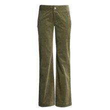 Carve Designs Sun Valley Sailor Pants - Cotton Corduroy, Straight Leg (For Women) in Burnt Olive - Closeouts