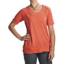 Carve Designs Sunspring Shirt - Organic Cotton, Short Sleeve (For Women) in Poppy - Closeouts