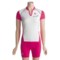 Castelli Elle Cycling Jersey - Short Sleeve (For Women) in White/Fucsia