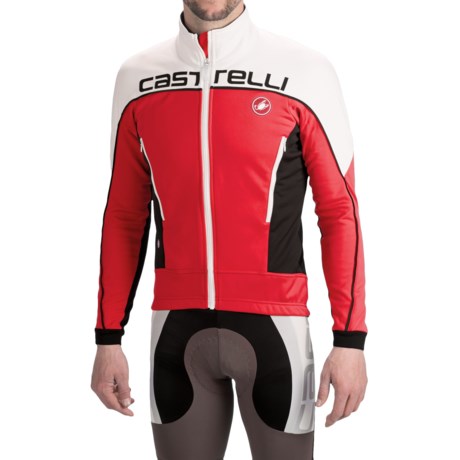 Castelli Mortirolo 3 Cycling Jacket Windstopper(R), Full Zip (For Men)