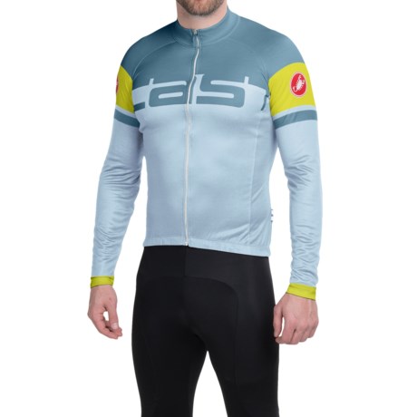 Castelli Unavolta Cycling Jersey Full Zip, Long Sleeve (For Men)