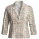 Casual Studio Madras Plaid Patch Jacket - Cotton (For Women)