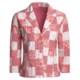 Casual Studio Madras Plaid Patch Jacket - Cotton (For Women)