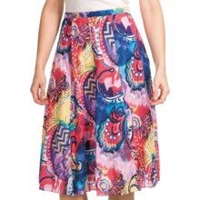 Casual Studio Patterned Cotton Skirt (For Women) in Fiesta - Closeouts
