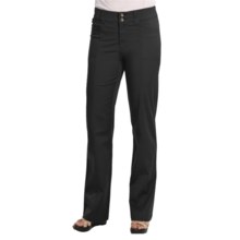 Casual Studio Stretch Cotton Pants (For Women) in Black - Closeouts
