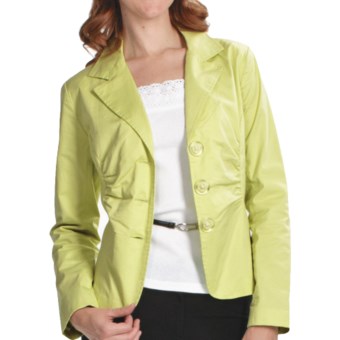 Casual Studio Three-Button Jacket (For Women) in Lime