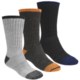 Catawba Dark Color Boot Socks - 3-Pack, Merino Wool Blend, Midweight, Crew (For Men)