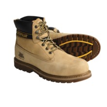 Caterpillar Holton Work Boots - Leather, Steel Toe (For Men) in Honey - Closeouts