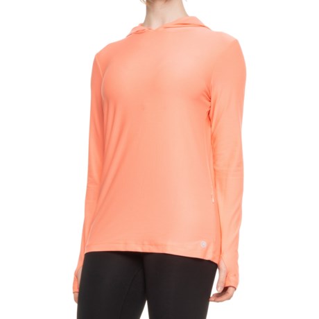 Avalanche Celeste Sun Protection Hooded Shirt - UPF 50+, Long Sleeve (For Women) - SHERBET (XL )