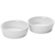 Certified International Bistro Small Ribbed Round Bakers - Set of 2