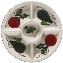 Certified International Melanzana Chip and Dip Server in Melanzana - Closeouts