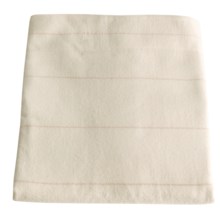Certified Organic Cotton Flannel Pillowcases - Standard, Pair, 6.4 oz. in Ivory W/Red - Closeouts
