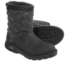 Chaco Arbora Boots - Wool, Leather (For Women) in Black - Closeouts