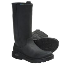 Chaco Credence Tall Leather Boots (For Women) in Black - Closeouts