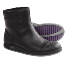Chaco Darcy Boots - Waterproof, Leather (For Women) in Black - Closeouts