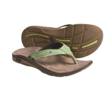 Chaco Etesia EcoTread Thong Sandals - Flip-Flops, Recycled Materials (For Women) in Spinach - Closeouts
