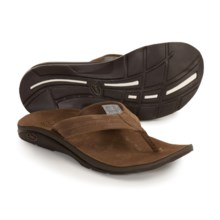 Chaco Flip EcoTread Sandals - Leather, Recycled Materials Flip-Flops (For Women) in Shiitake - Closeouts