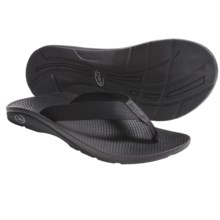 Chaco Flip EcoTread Thong Sandals - Flip-Flops, Recycled Materials (For Men) in Black - Closeouts