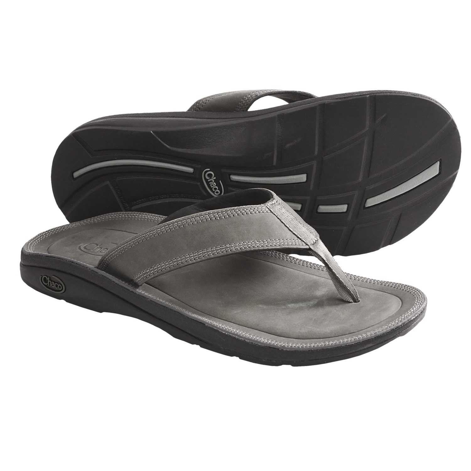 Chaco Flip of Faith EcoTread Flip-Flop Sandals - Leather (For Men) in ...