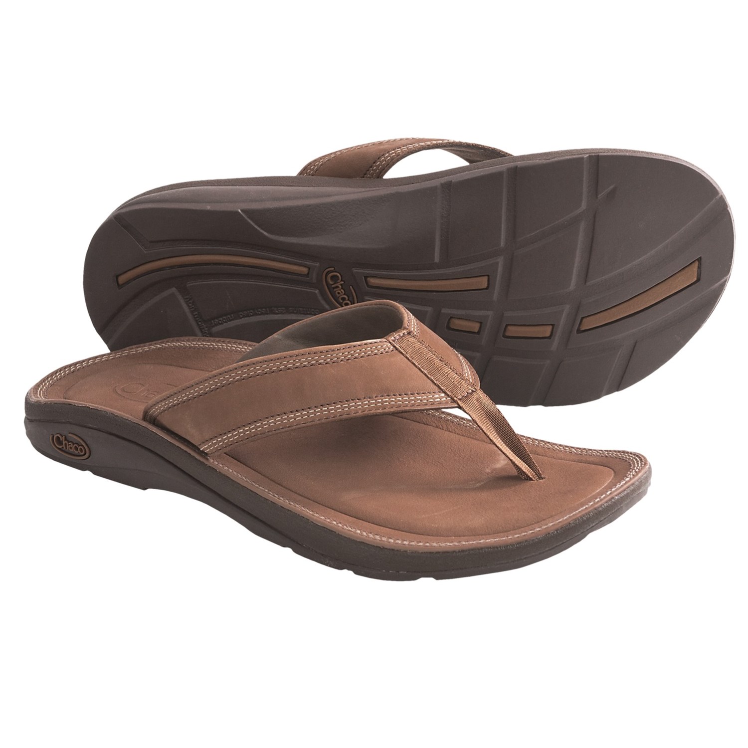 Chaco Flip of Faith EcoTread Flip-Flop Sandals - Leather (For Men) in ...