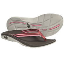 Chaco Flip X EcoTread Sandals - Recycled Materials, Flip-Flops (For Women) in Cherry Berry - Closeouts